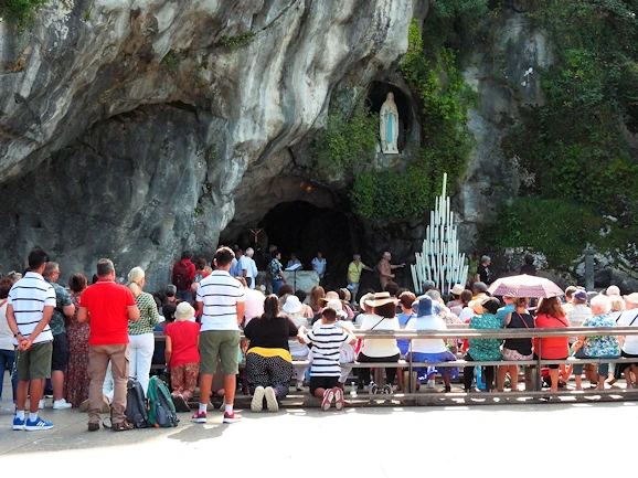 Prayers at the Grotto