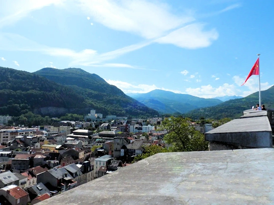 View of the Pyrenees from the Fortress