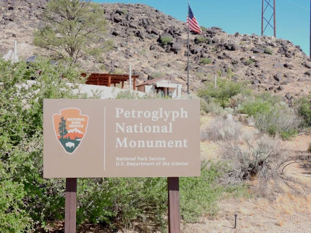 Petroglyph National Monument Welcome Sign