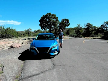 Bandelier National Monument: Frijoles Canyon Overlook Parking Area