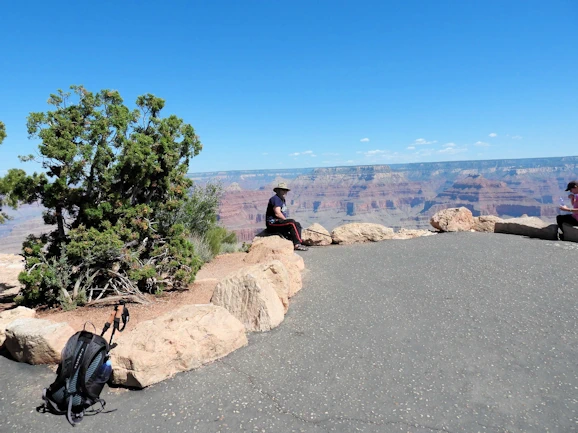 Good Seat to View the Canyon Below