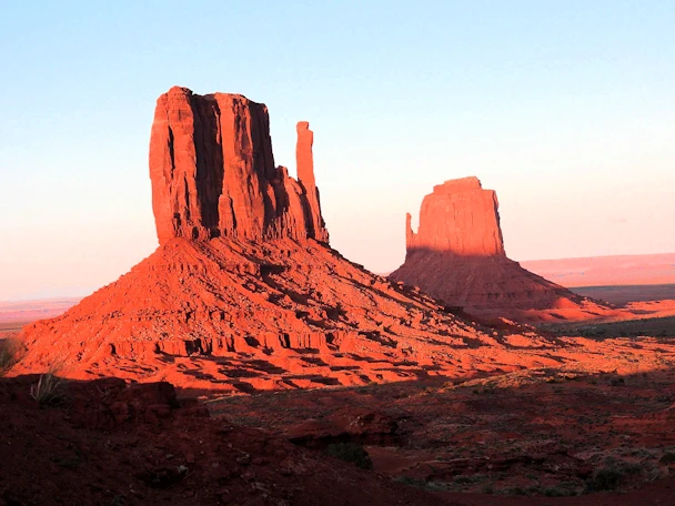 Monument Valley: Closeup of the Mittens