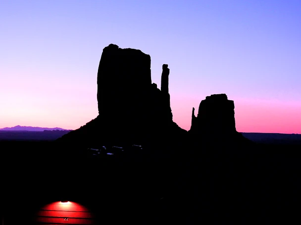 Monument Valley: The Mittens Silhouette 