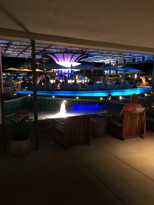 Night-time at the Spire Bar