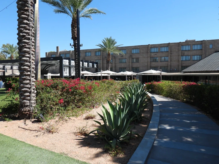 Walkway to our Building