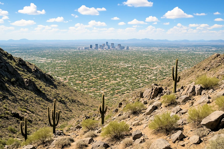 View of Phoenix from Piestewa Peak