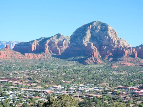 Sedona Canyon, AZ: Capitol Butte from Airport Mesa