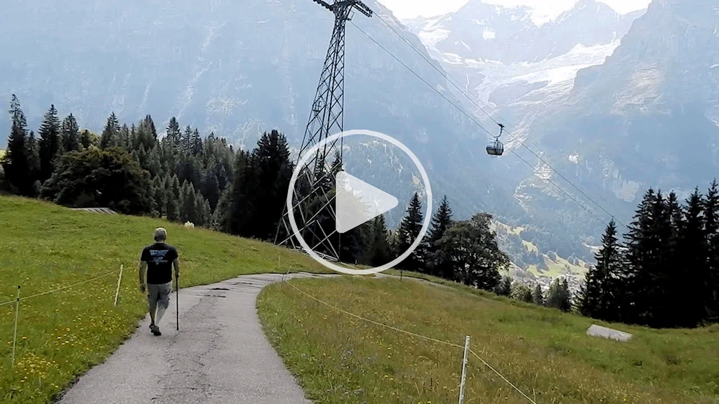 Trekking back to Grindelwald